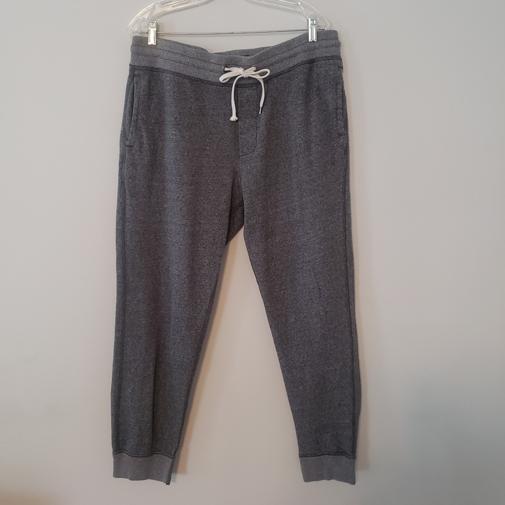 American‎ Eagle Mens Jogger Sweat Pants SIZE L Comfort Drawstring Lounge Gray